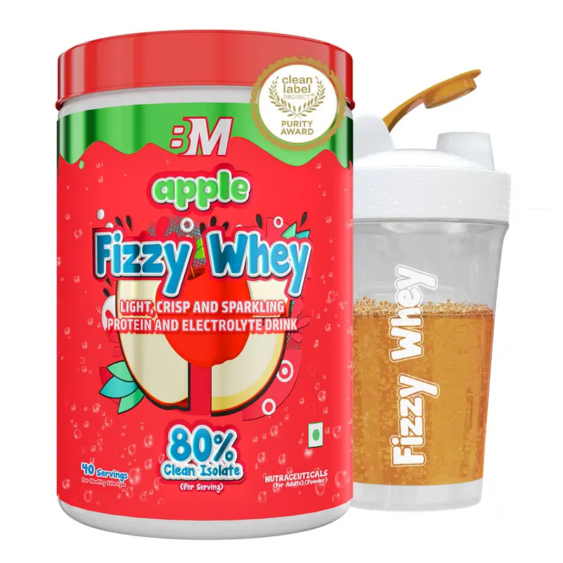 Fizzy Whey Apple + Shaker 1