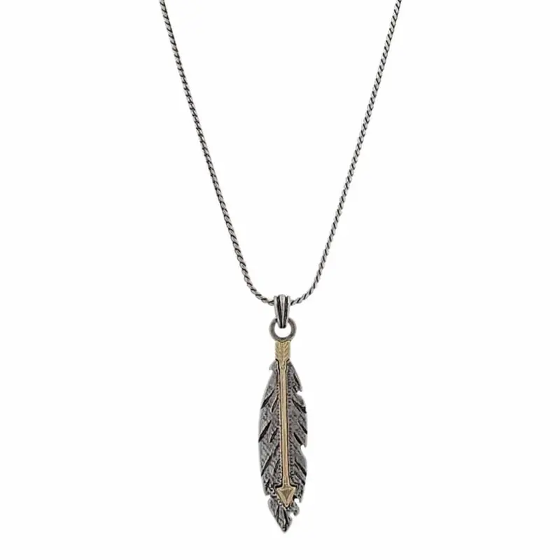 Fly True Feather Necklace- Montana Silversmiths 1