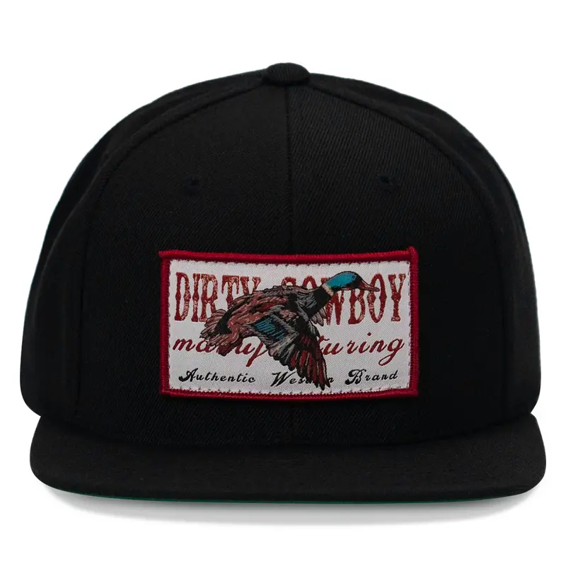 Flying Duck Dirty Cowboy Patch Flatbill Snapback 2
