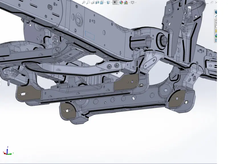 Foutz Motorsports (Fmi Racing) - 2021 - Up Bronco Lower Arm Pivot Gusset Kit (Slotted Or Fixed Lca Holes) 1