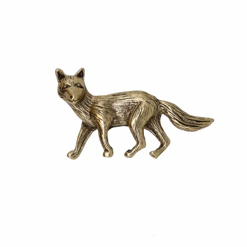 Fox Gold Lapel Pin 1