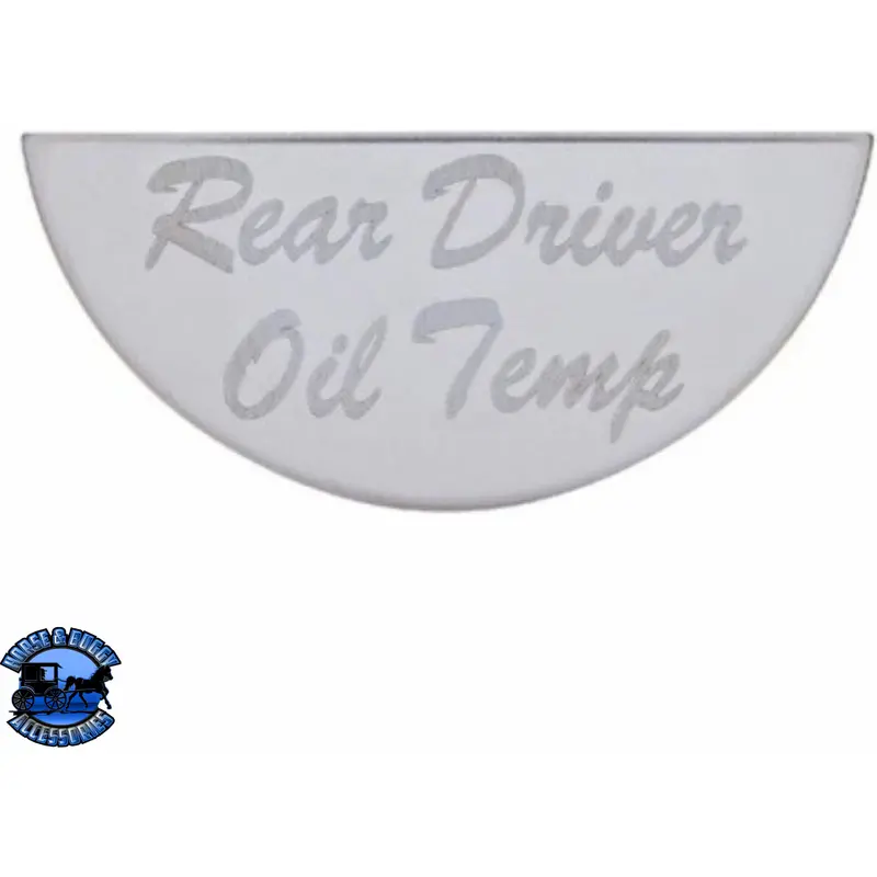 Gauge Plate For Peterbilt - Rear Driver Oil Temp #48048 1
