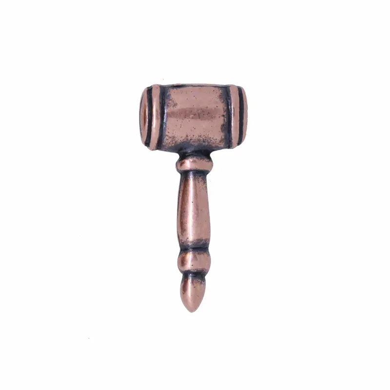 Gavel Copper Lapel Pin 1