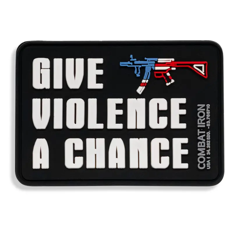 Give Violence A Chance Pvc Patch 1