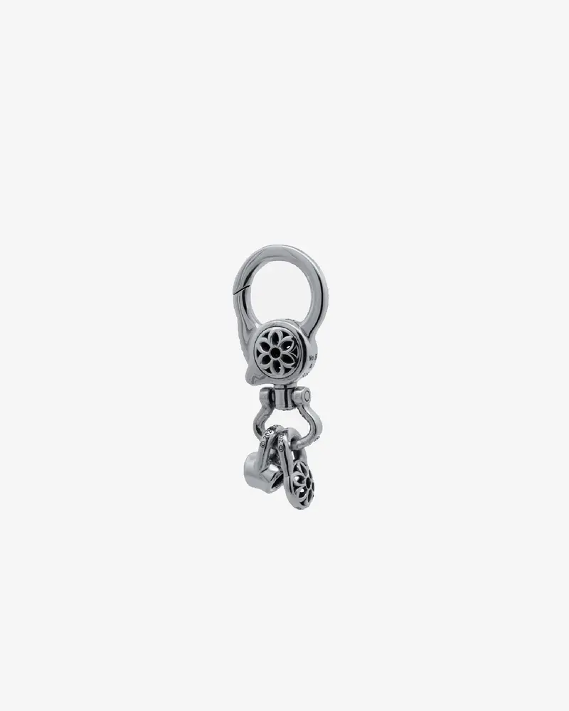 Good Art Hlywd Clip 8 Keychain Size A - Sterling Silver 1