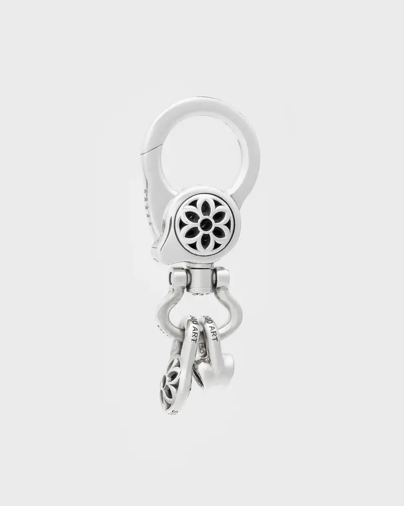 Good Art Hlywd Clip 8 Keychain Size B - Sterling Silver 1