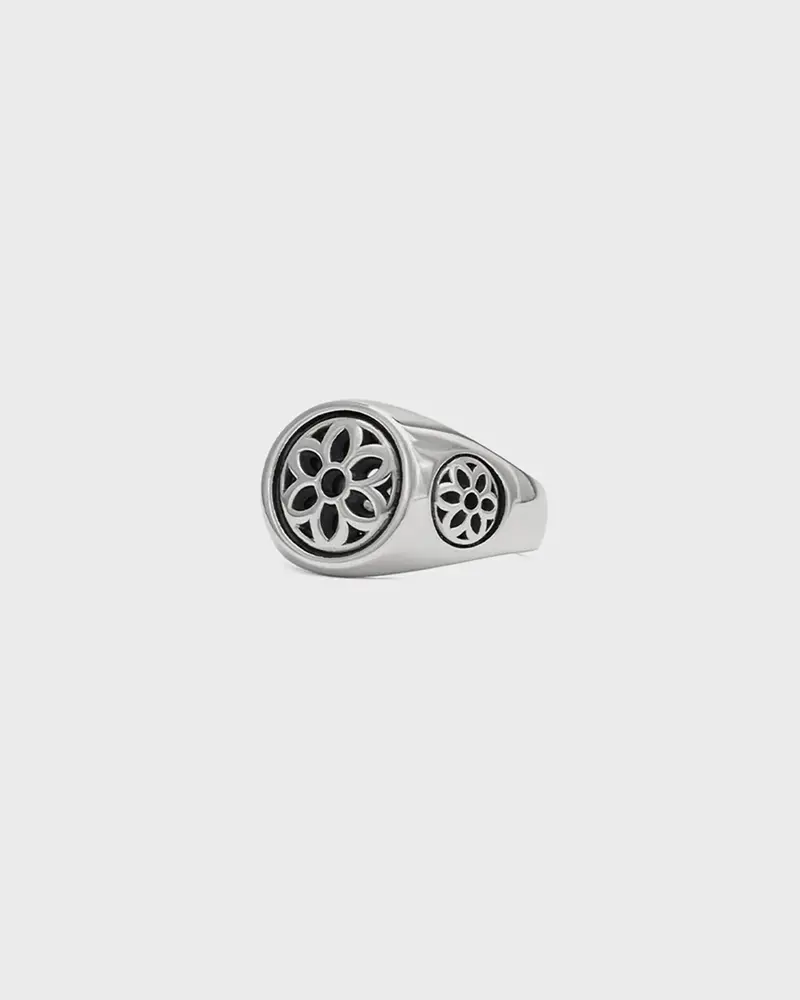 Good Art Hlywd Club Ring Single Tone Size Small - Sterling Silver 1