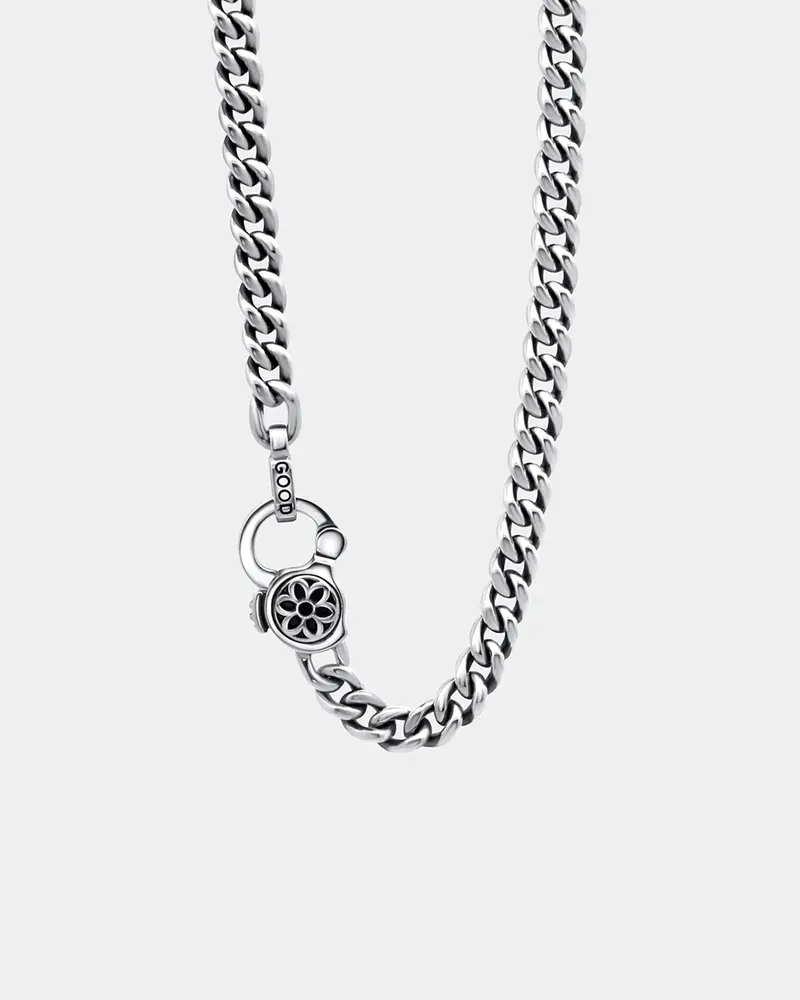Good Art Hlywd Curb Chain Necklace Link Size Aa At 21" - Sterling Silver 1
