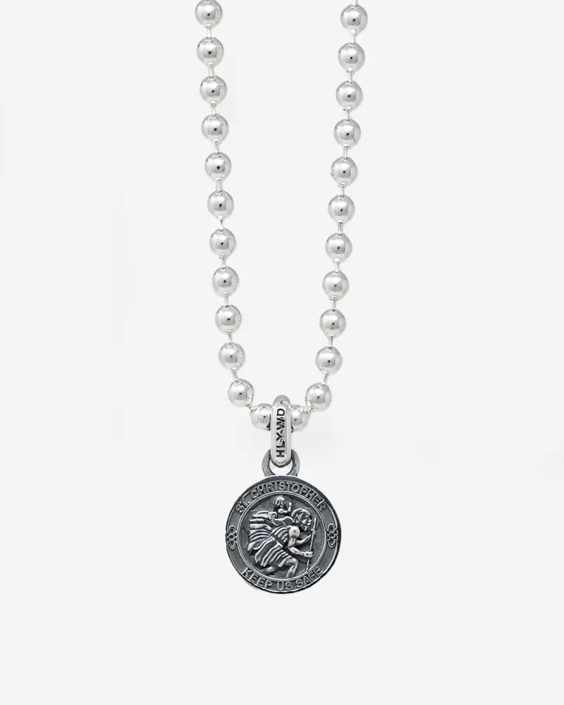 Good Art Hlywd Saint Christopher Pendant Size Aa - Sterling Silver 1