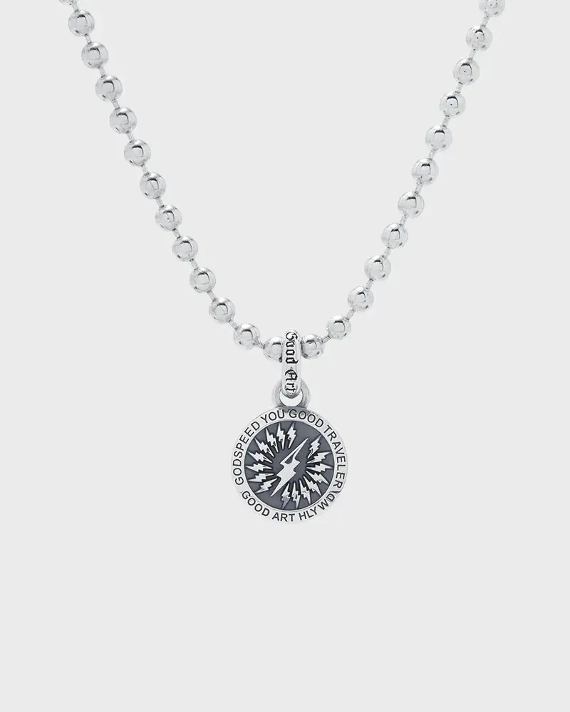 Good Art Hlywd Saint Christopher Shazam! Pendant Size Aa - Sterling Silver 1