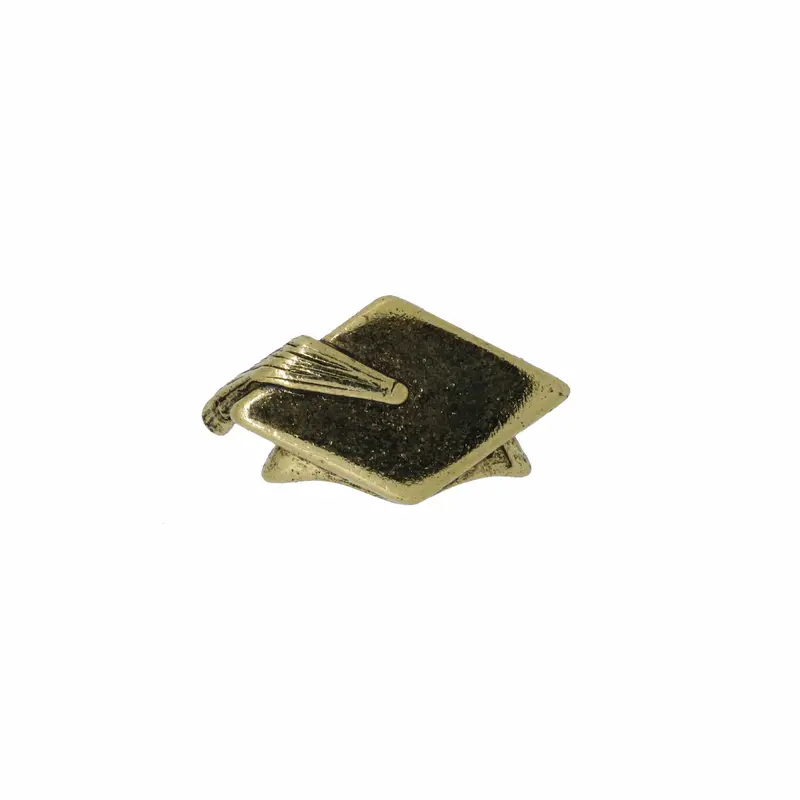 Graduation Cap Gold Lapel Pin 1