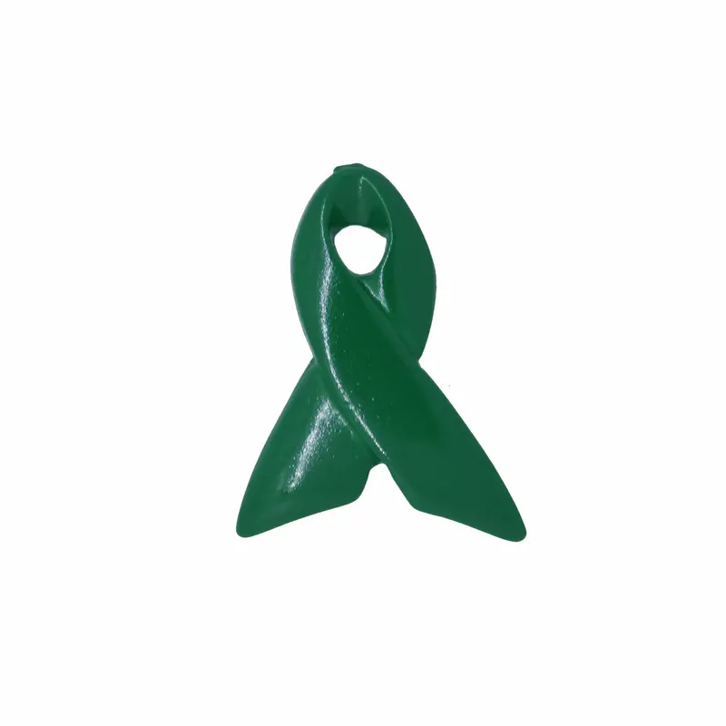Green Awareness Ribbon Lapel Pins 1