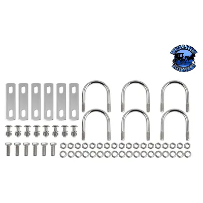H-1518 Hogebuilt S.S. Hardware Kit (U-Bolts) For Fender (6 Per Kit) 1