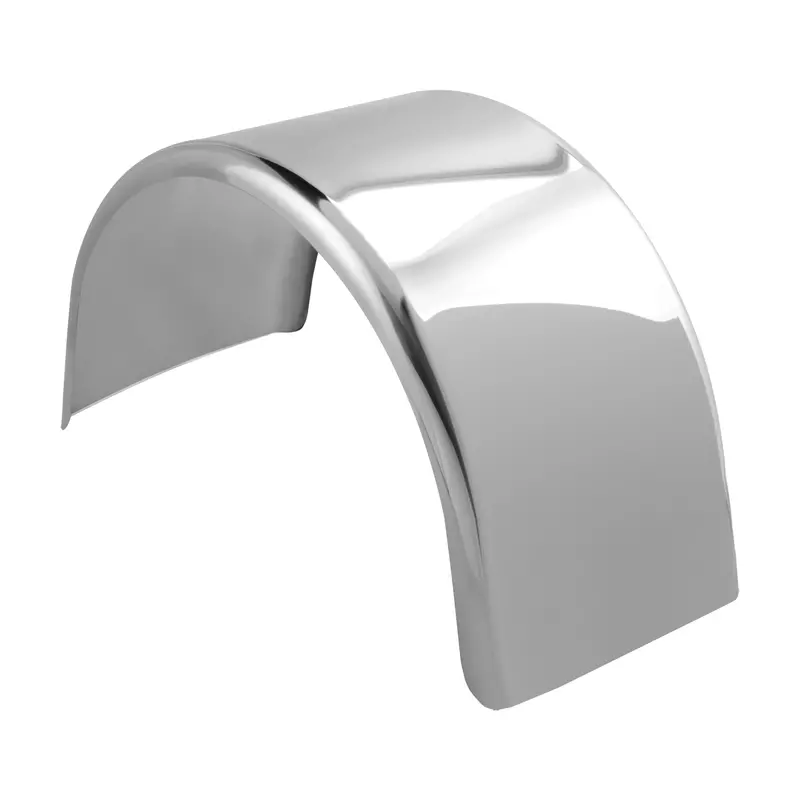 H-3756P 24'' 25.5'' 304Ss 90'' Single Fender; 14 Gauge (Pair) 1