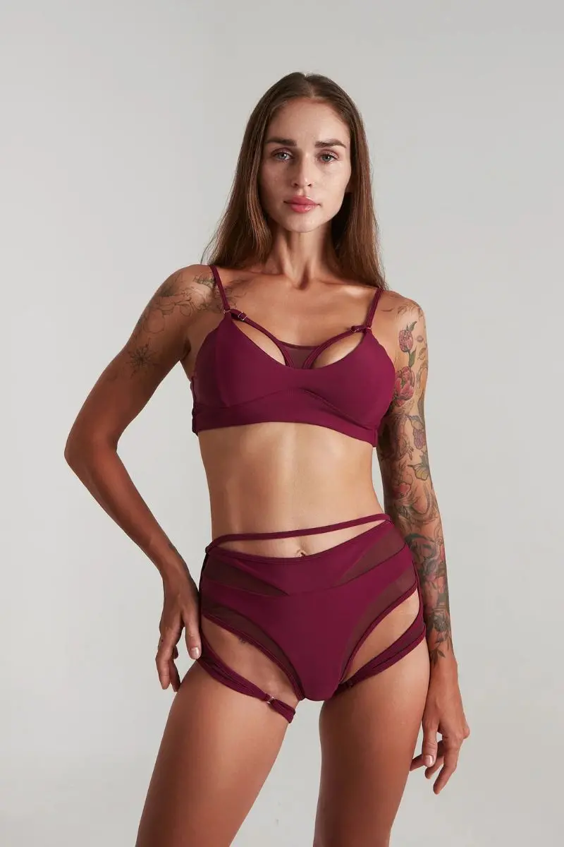 Harna Fierce Top - Wine 1