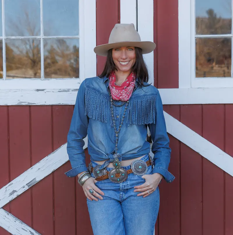 Hart Shirt In Washed Blue By Tasha Polizzi 1
