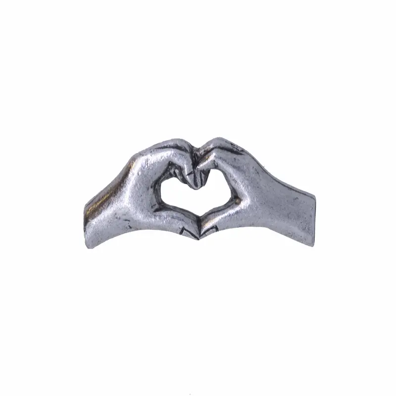 Heart Hands Lapel Pin 1