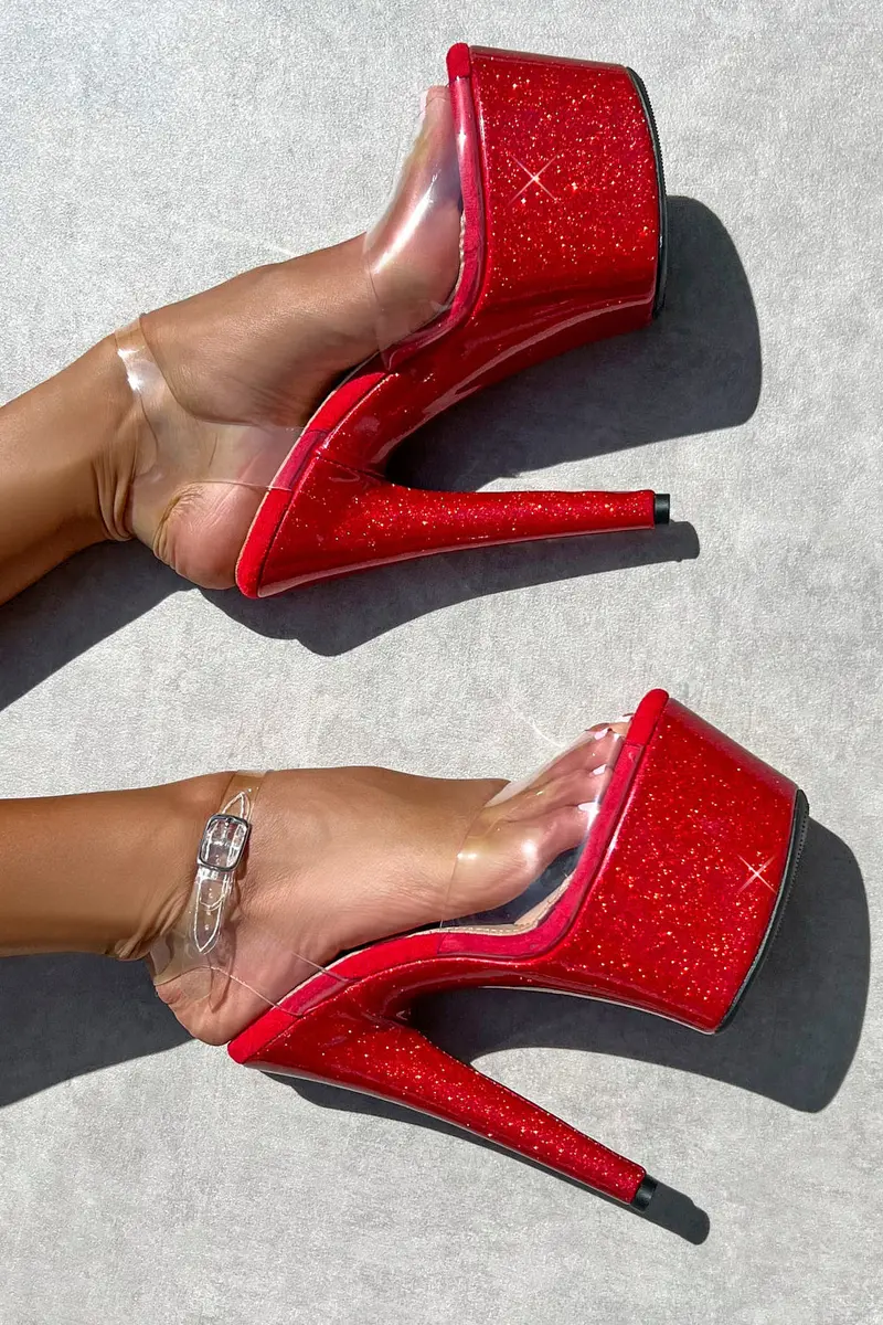 Hella Heels The Glitterati 7Inch Classic Stilettos - Kansass 1