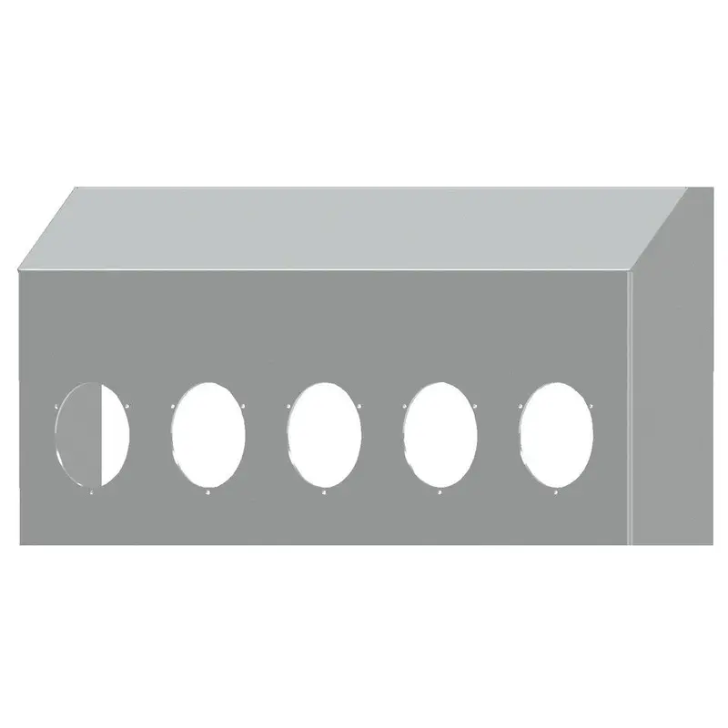 Ic172021-14 Peterbilt 389 Shock Box Cover - 45 Degree Top Design 1