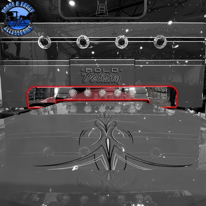 Ic172150-14  Peterbilt 589 Shock Box Cover "Blank" 1
