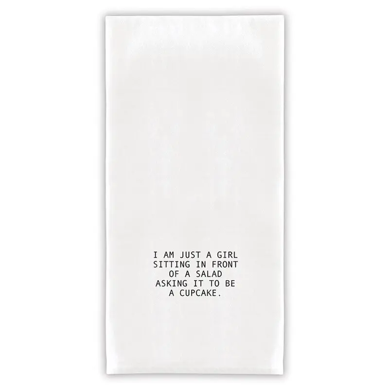 I'm Just A Girl Cupcake Towel 1