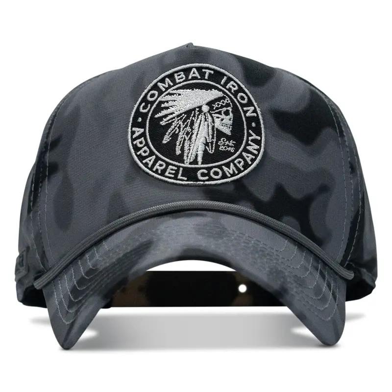 Indian Chief Skull Patch Weekender Snapback Hat 1