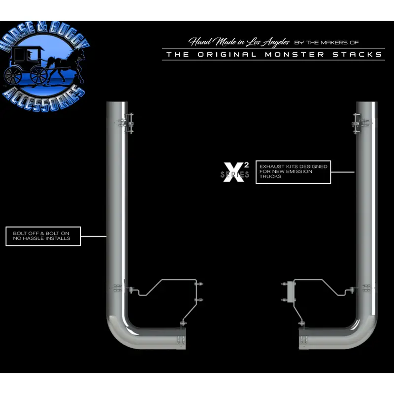 #K589-Dwb8cp 589 2024+ 8" Kit Factory Exhaust- Weed Burner -Dummy System No Dpf Move Needed 1