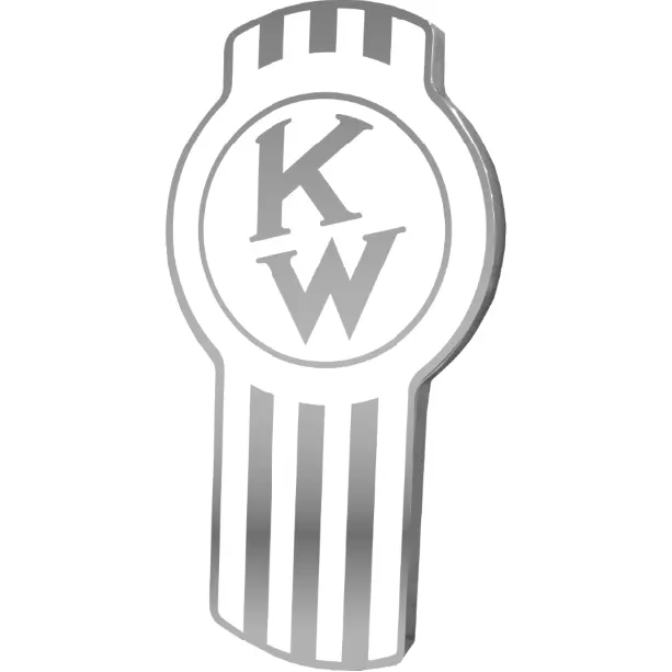 Kenworth Emblem Old Style White 108 1