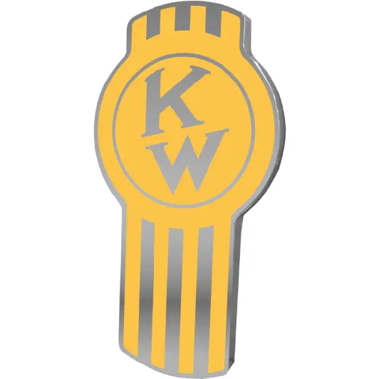 Kenworth Emblem Old Style Yellow 220 1