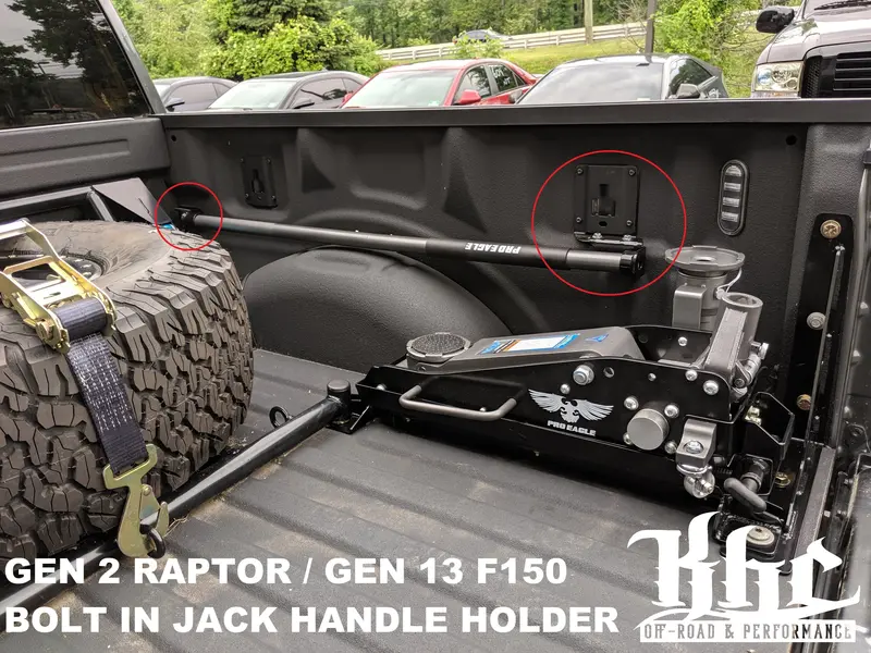 Khc Jack Handle Holder For (15-Up) Ford 5.5Ft Bed 1