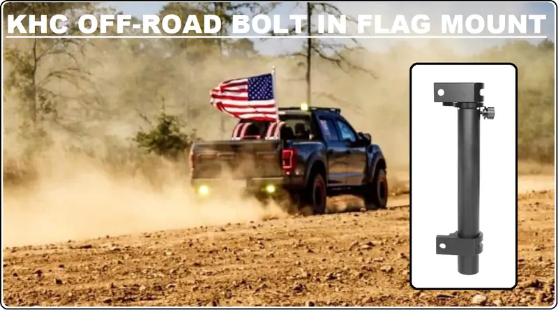 Khc Off-Road Bolt In Bed Mounted Flag / Antenna Holder 1