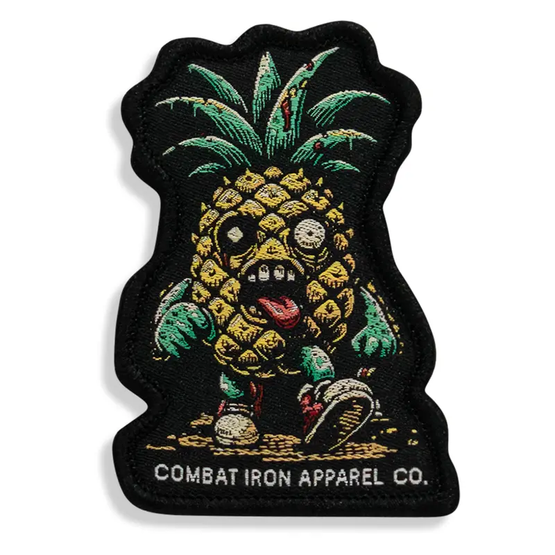 Kill Bad Vibes Pineapple Man Velcro Patch 1