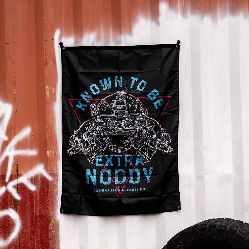 Known To Be Extra Noddy 3' X 4' Wall Flag 1