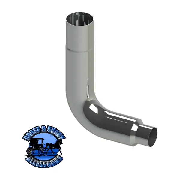 L9007-E20-B20-1103 7" Reduced To 5" Universal 90 Degree Exhaust Elbow (20"X20") 1