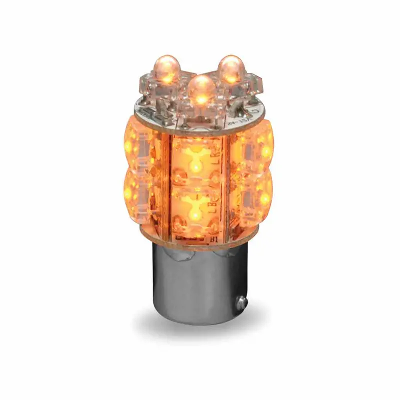 Led Lighting - Bulb - Stop / Tail - Amber - Twist In (13 Diodes) 1