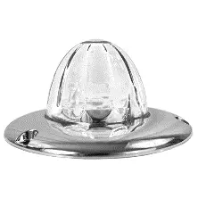 Legendary 3 Inch Watermelon Light W/ Flat Bezel - Amber Led / Clear Glass Lens 23003Ca-3 1