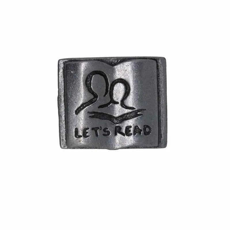Let's Read Book Lapel Pin 1