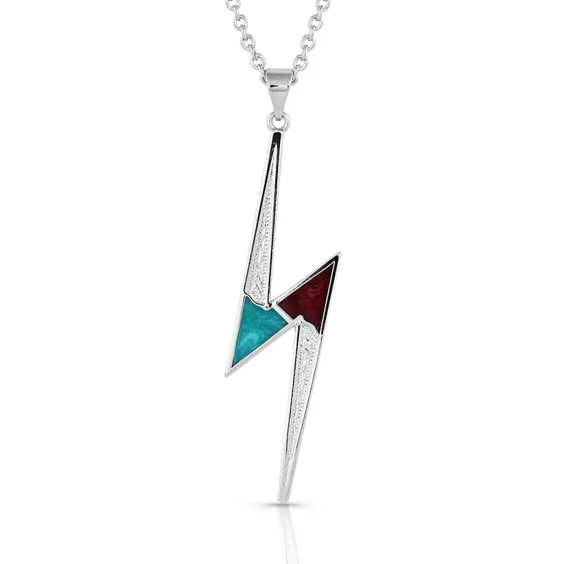 Lightning Bolt Necklace - Montana Silversmiths 1