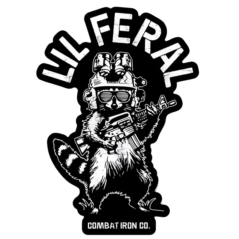 Lil Feral Racoon Decal 1