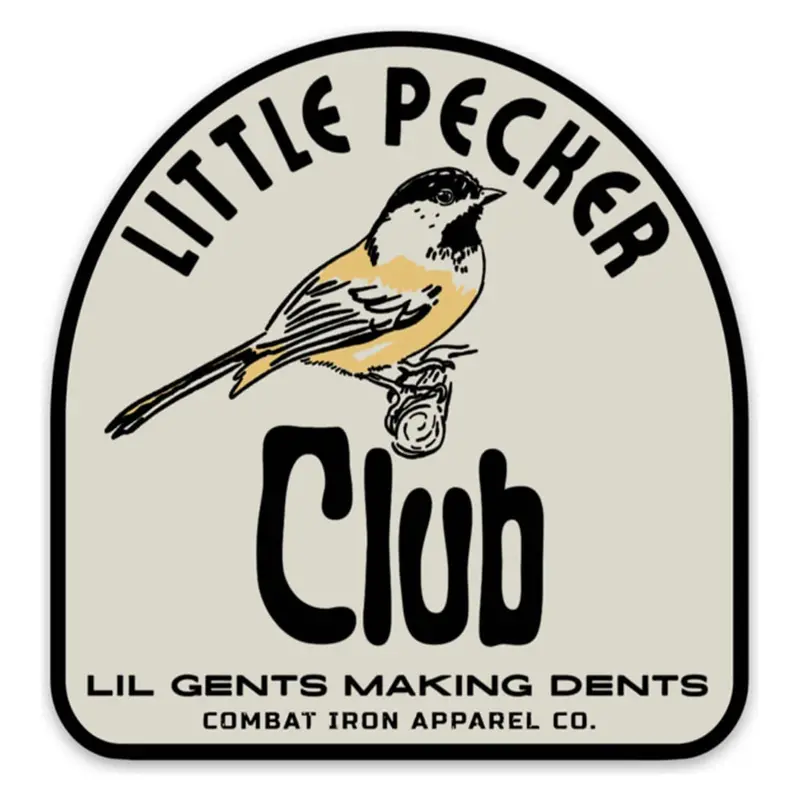 Little Pecker Club Decal 1