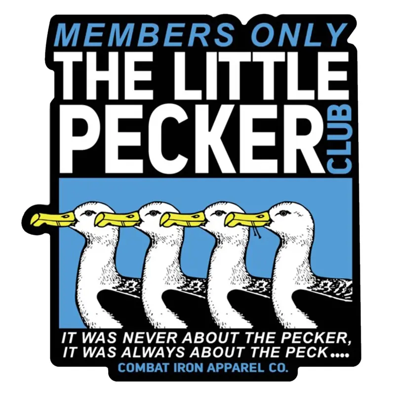 Little Pecker Club Only Members Decal 1