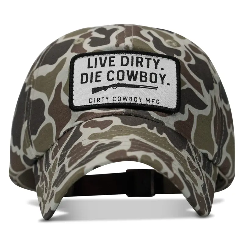 Live Dirty. Die Cowboy Patch Ripstop Hat 1