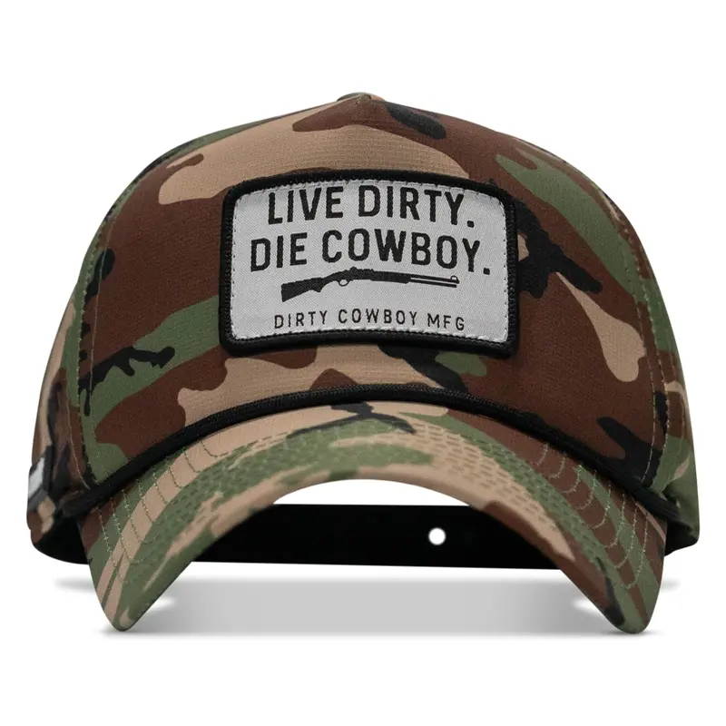 Live Dirty. Die Cowboy. Patch Weekender Snapback 1