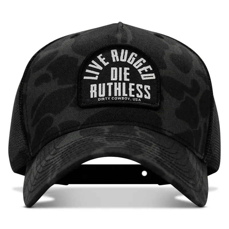 Live Rugged. Die Ruthless Patch Snapback Hat 1