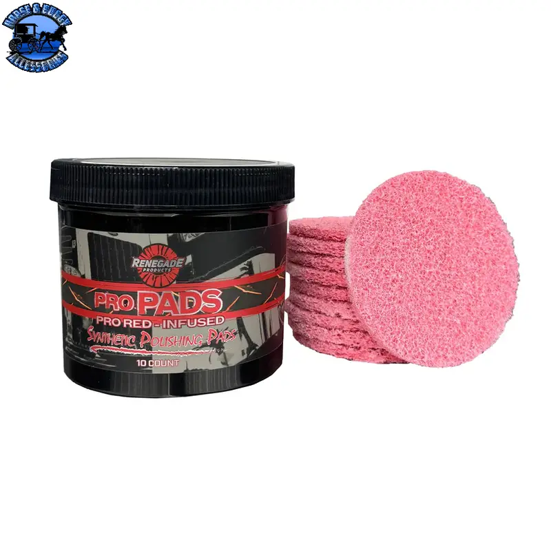 Lrsrpprpad  Pro Pads: Renegade Pro Red-Infused Polishing Pads 1