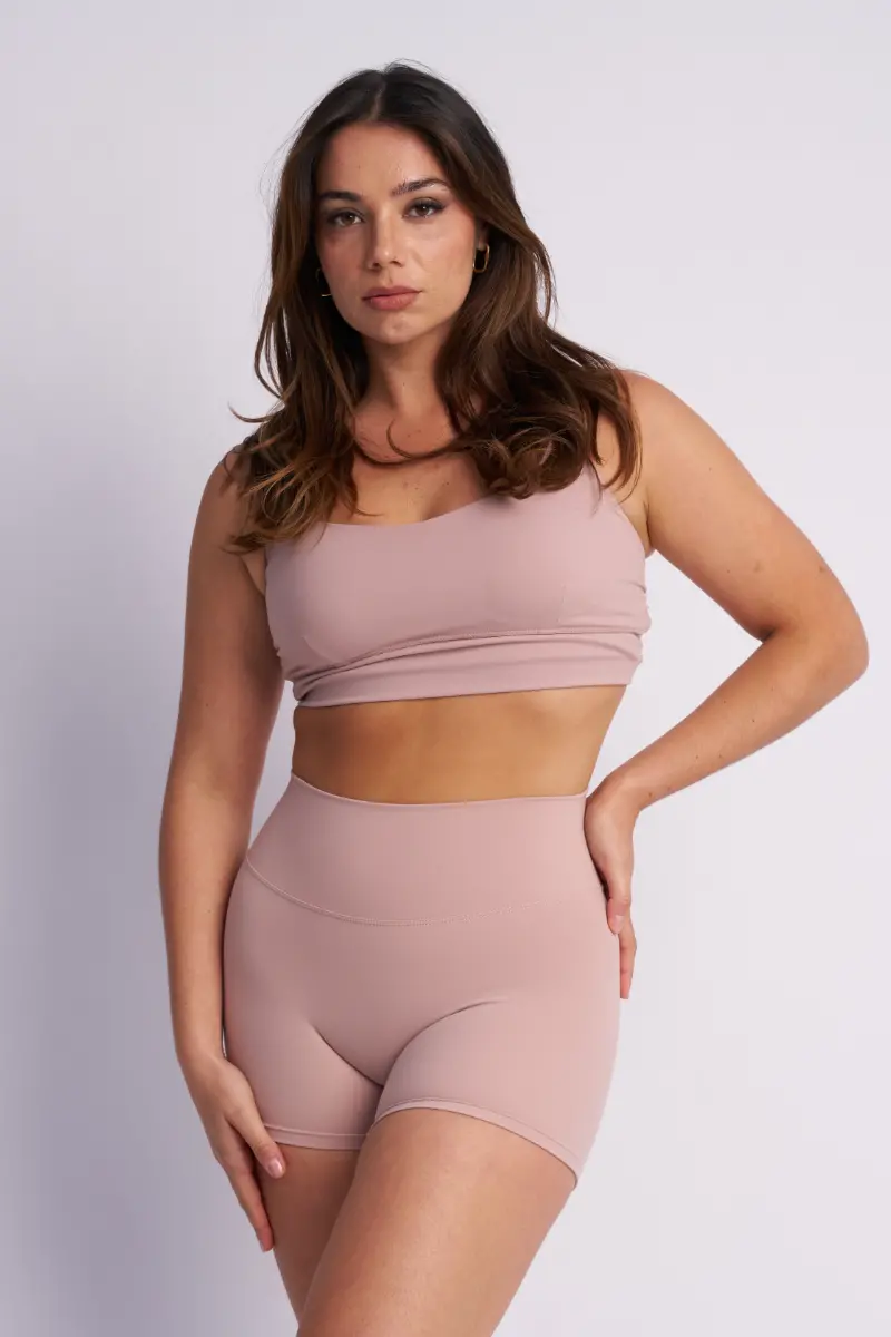 Lunalae Bike Shorts - Taupe 1
