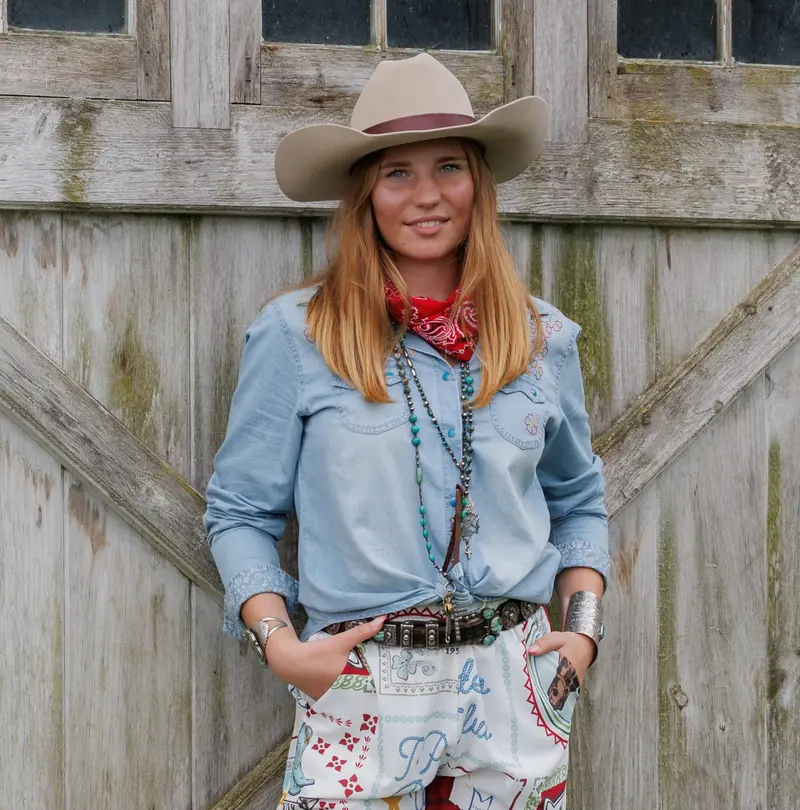 Lyle Shirt In Washed Blue By Tasha Polizzi 1