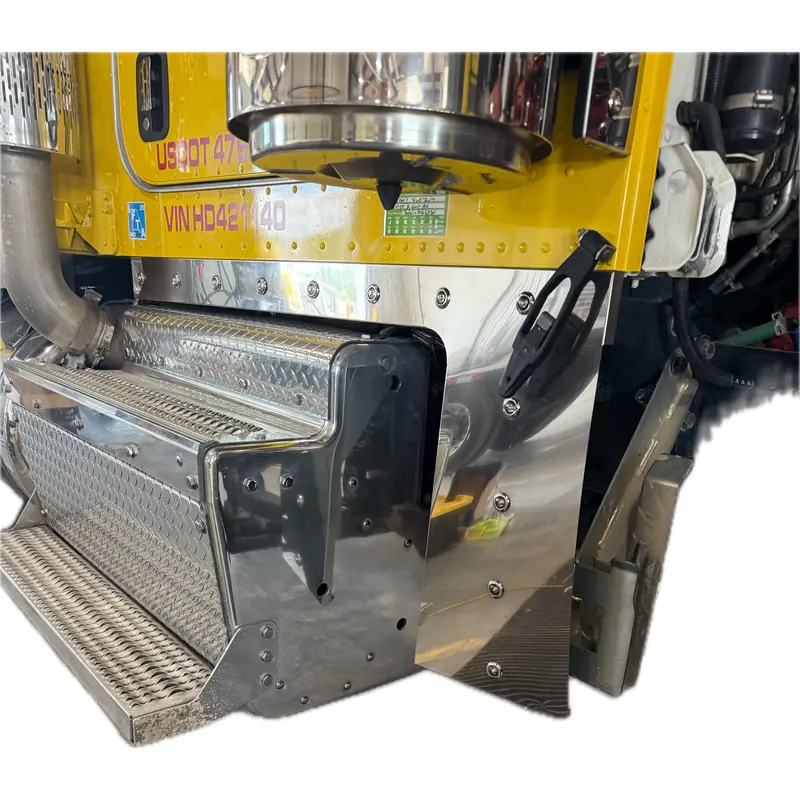 #M-27179 Peterbilt 389 (Short Hood Only) 1 Piece Cab Cowl 3" Tall (3/4" Light Holes 6" Spacing) 1