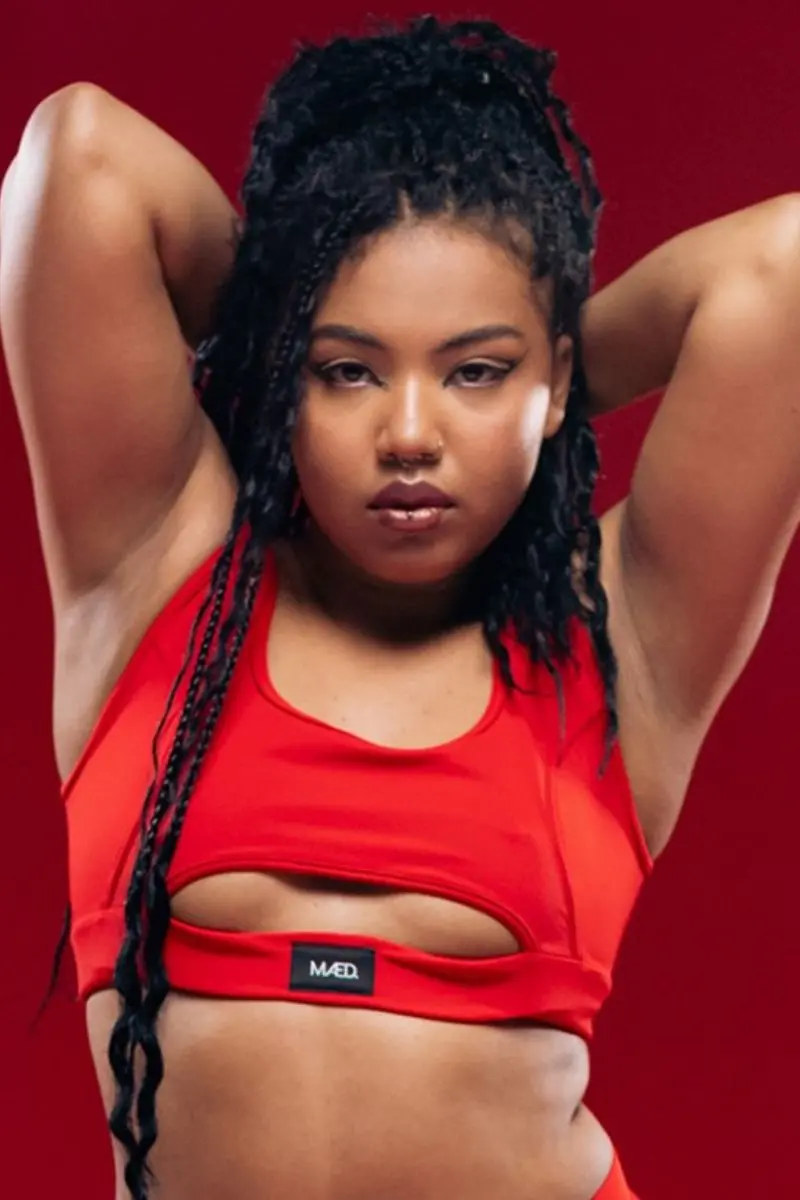 Mæd Offset Top - Red 1