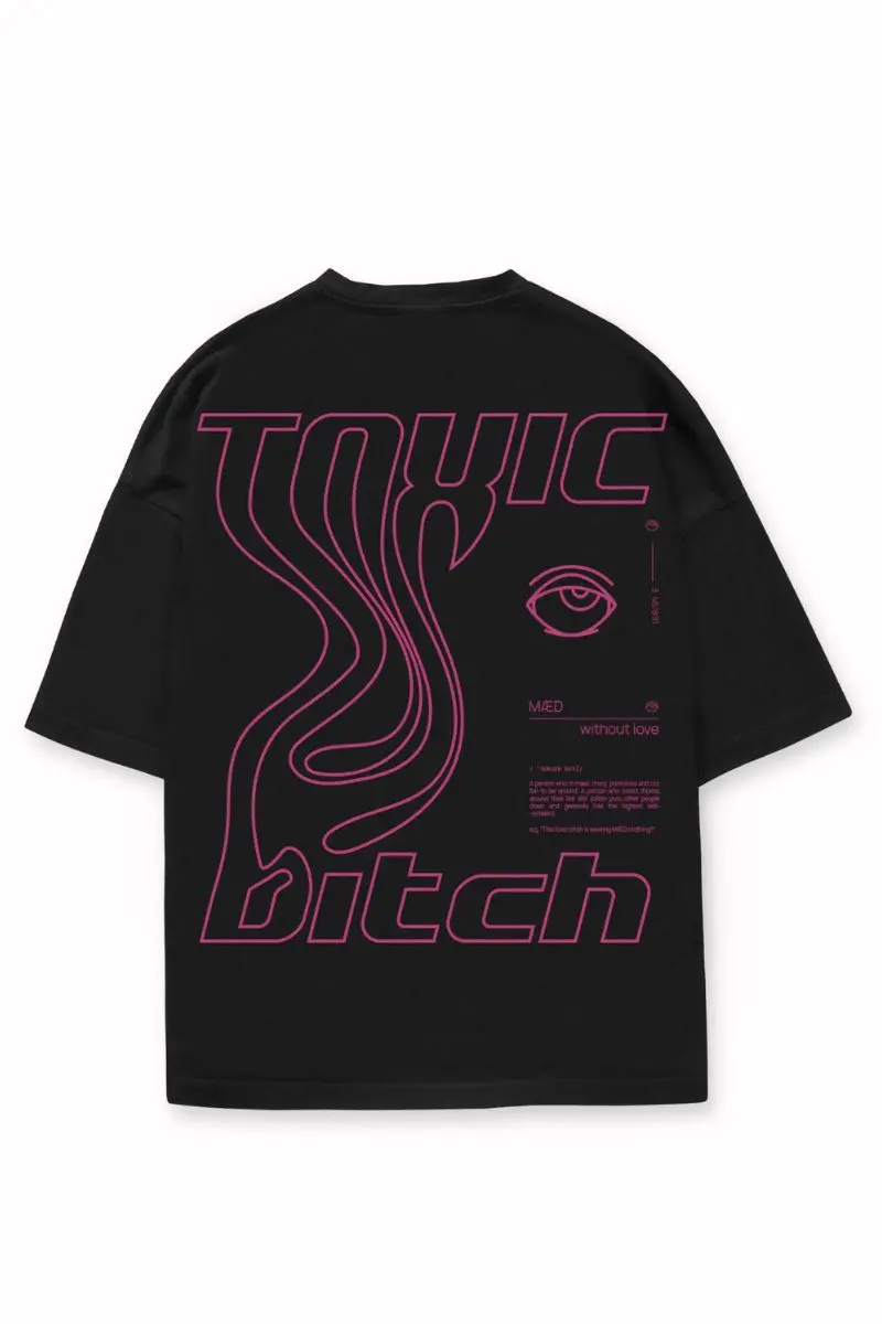 Mæd Toxic Bitch T-Shirts- Black 1